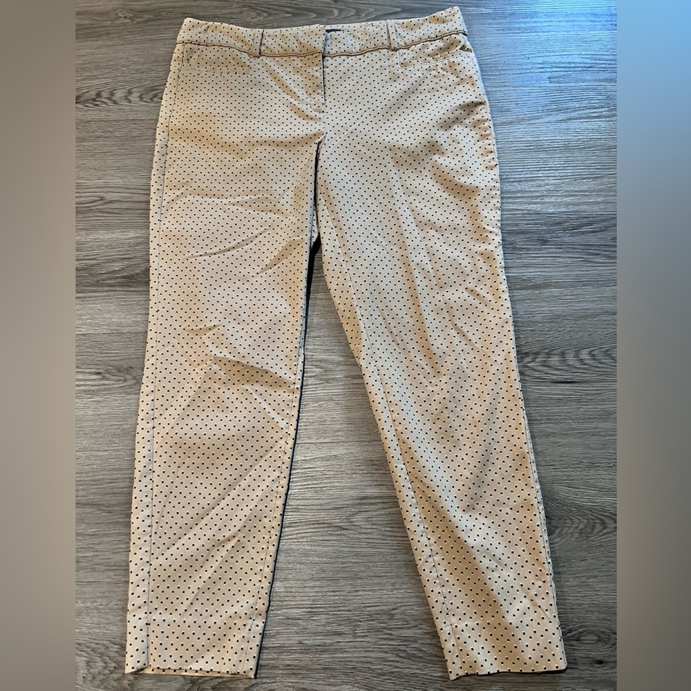 The Limited WOMEN Exact Stretch Print Dress Pants Size 10 Career Work